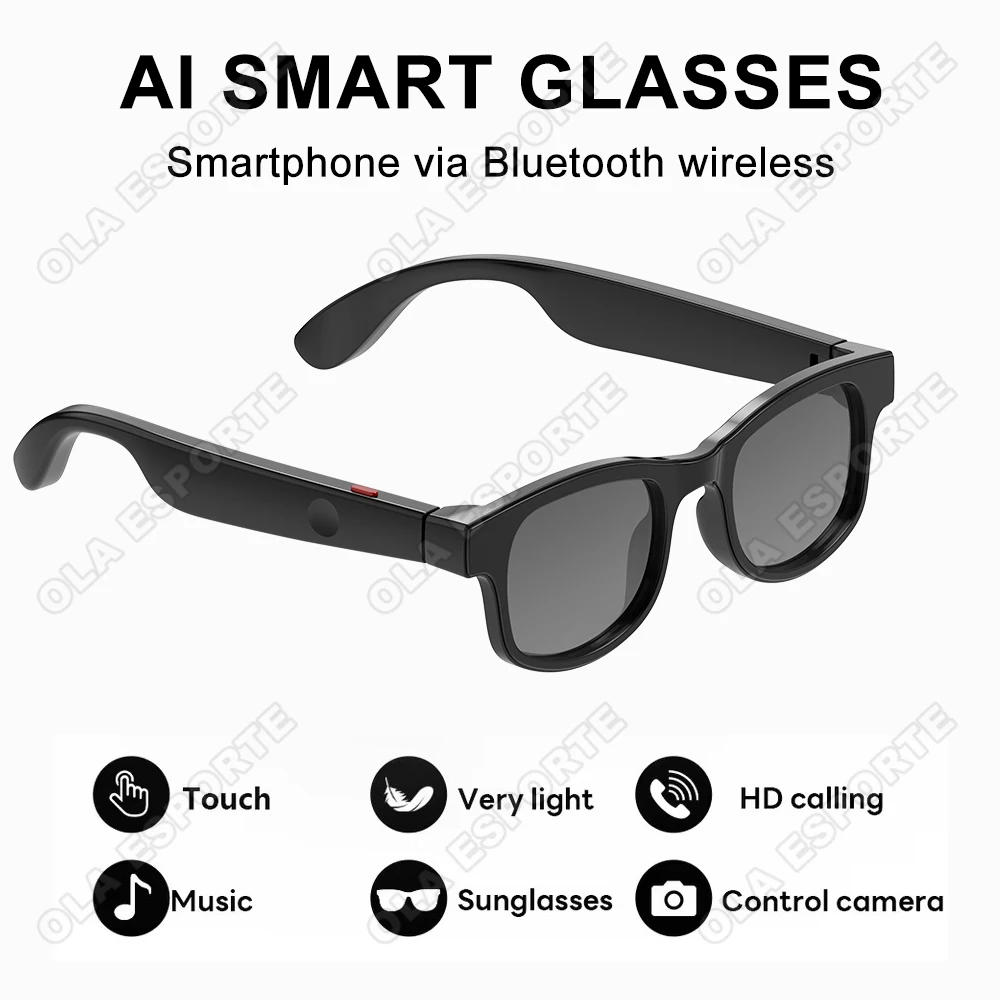 

Новые умные очки с Bluetooth-гарнитурой 2-в-1, функцией голосового помощника, защитой от синего света и солнцезащитными линзами.