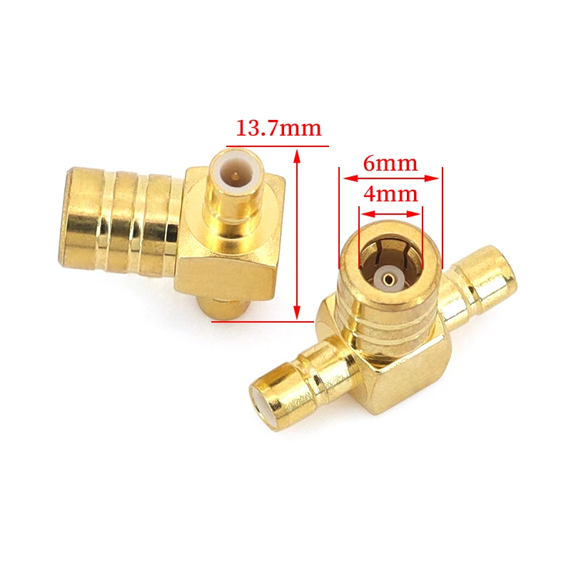 RF coaxial adapter SMB Male to SMB Male /SMB Female DAB Car Aerial Adapter Antenna RF Connector 50 Ohm