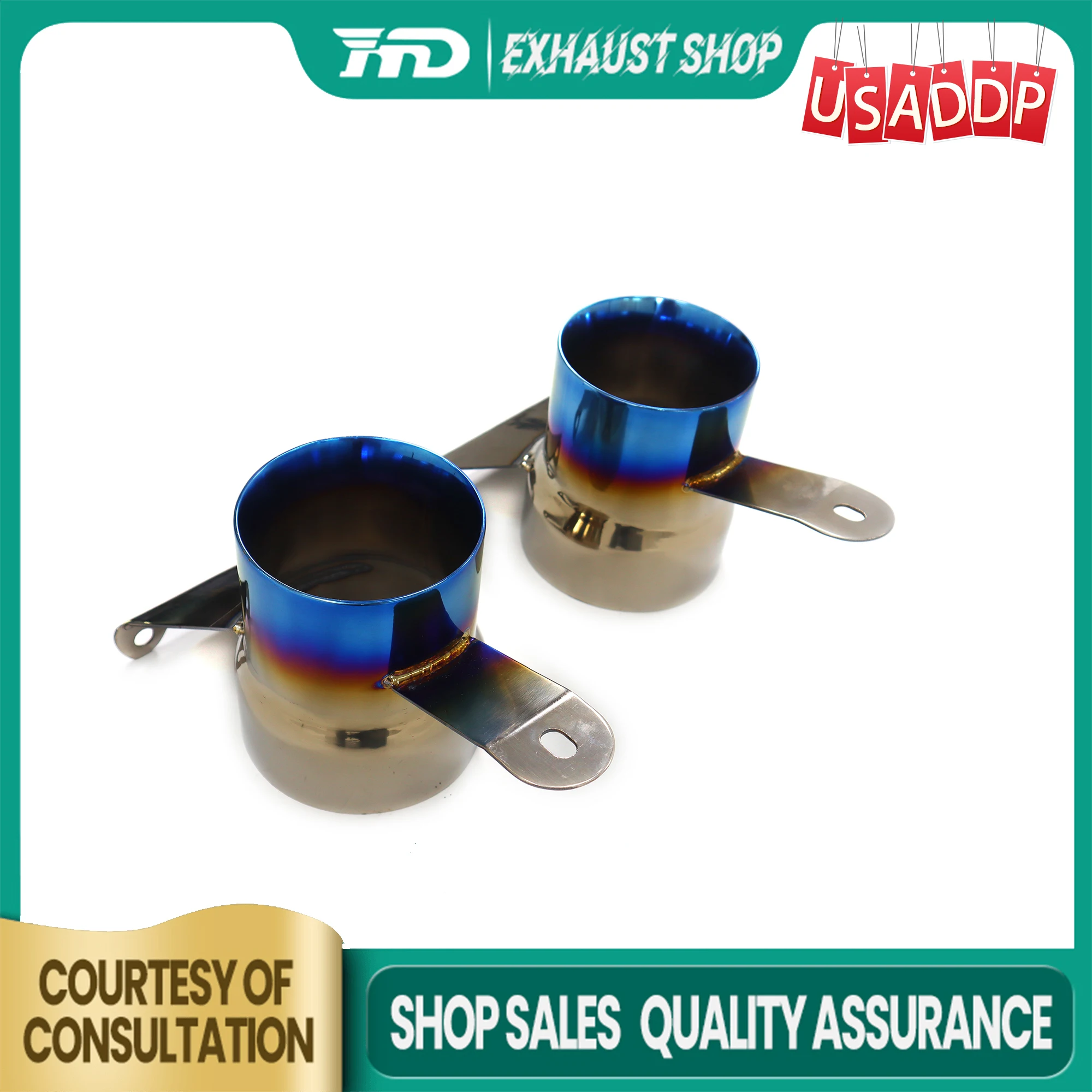 

HMD Tips for Ferrari 488 3.9T Exhaust system Stainless steel Increased power High quality