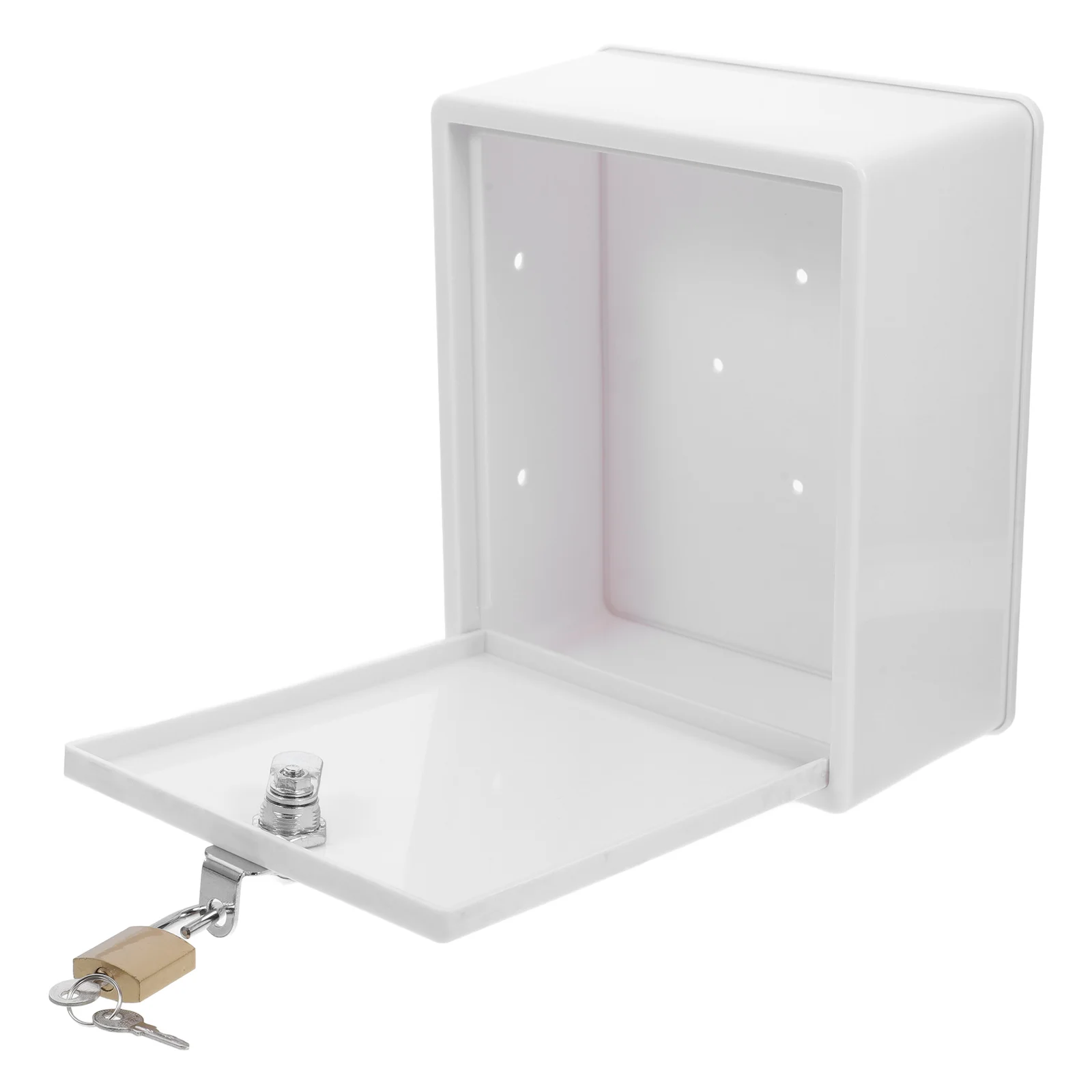 

Lockable Outdoor Delivery Box Insulated Secure Key Storage Wall Mounted Porch Package Holder Home Use Portable Case