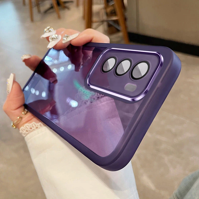 حافظة هاتف لهاتف انفينيكس هوت 50i 50 برو انفينيكس هوت 50 4G غطاء Hot50 برو بلس غطاء خلفي شفاف ممتص للصدمات فاخر