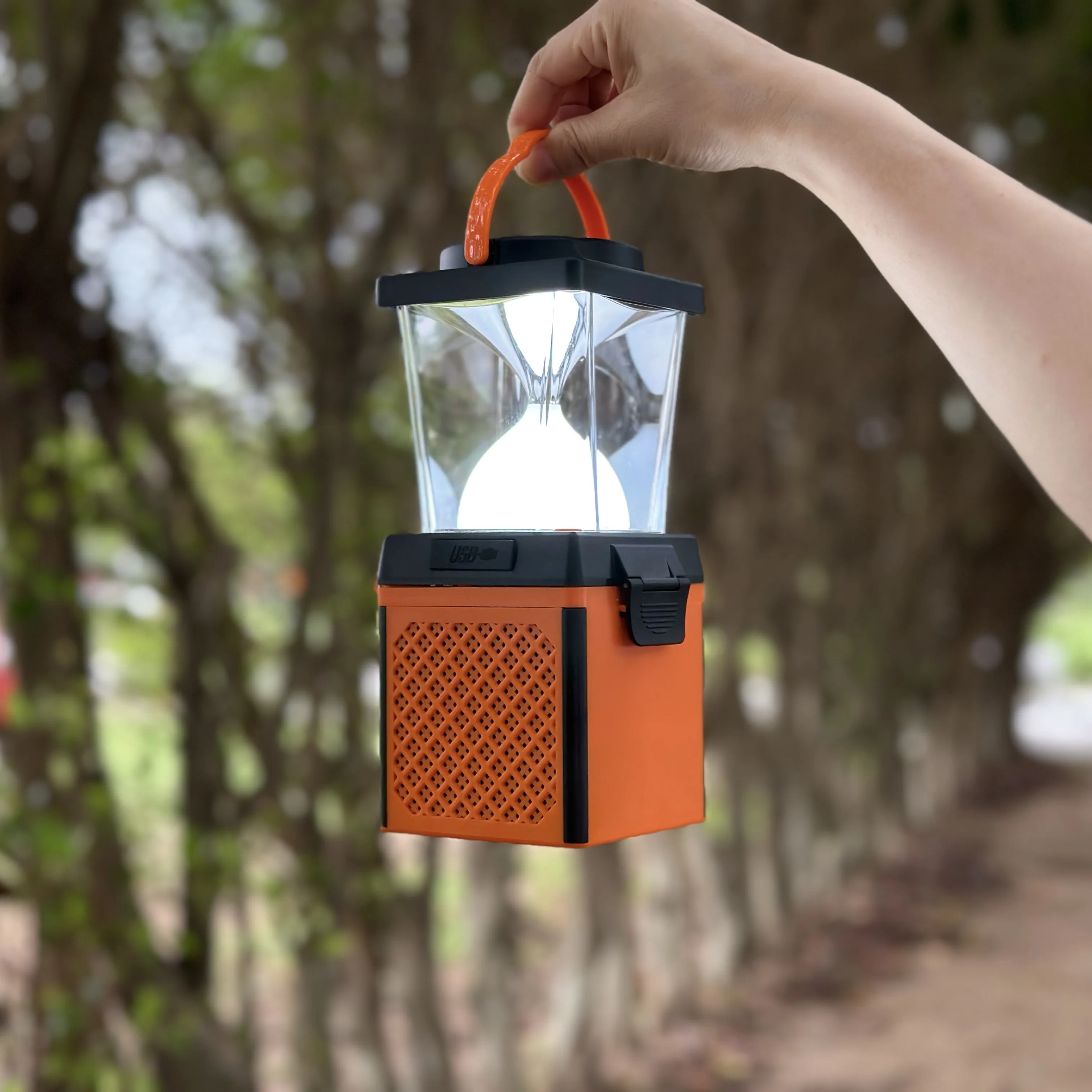 

Camping Tent Light Rechargeable Outdoor Portable Camping Led Lamp OEM Camping Salt Water Lantern