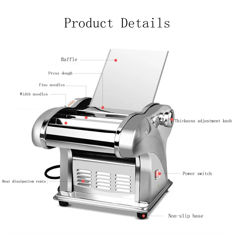 Image of Bäckereipresse und Nudelknödelmaschine aus Edelstahl für den privaten und gewerblichen Bedarf