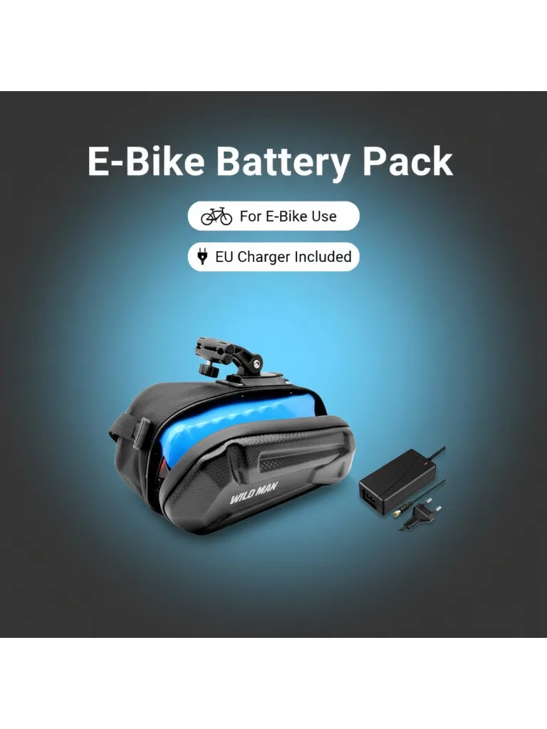 AliExpress Aleaivy 52V 48V 36V Waterproof Battery Pack, 6Ah 8Ah 10Ah 12Ah 18Ah Lithium Battery for Bicycle 250W-1000W, Includes Charger