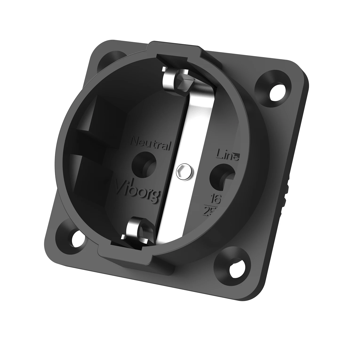 

Hi-End Viborg VE01R 100% Pure Copper Rhodium plated Schuko Sockets European EU Power Socket Wall Plate 250V 16A