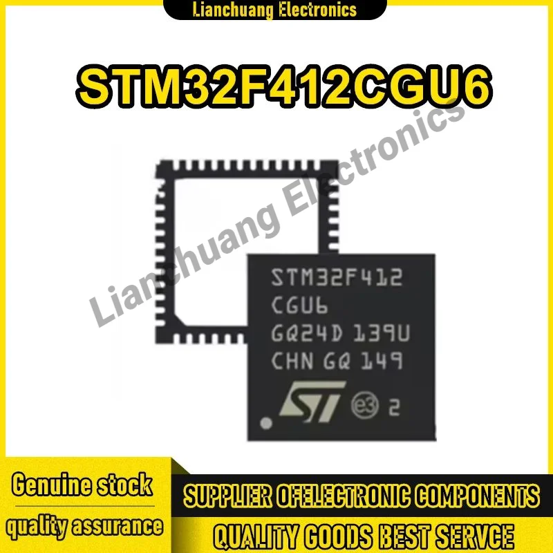 

STM32F412CGU6 STM32F412CGU6TR QFPN-48 Чип микроконтроллера