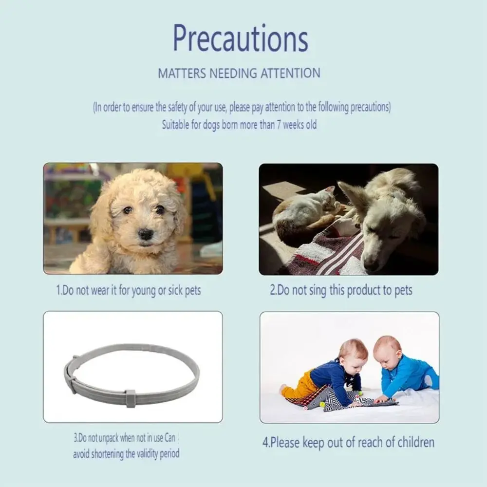 Adjustable Pet Calming Collar Portable TPR 38cm/63.5cm Pet Supplies Anxiety Stress Waterproof Dog Cat Necklace Cats