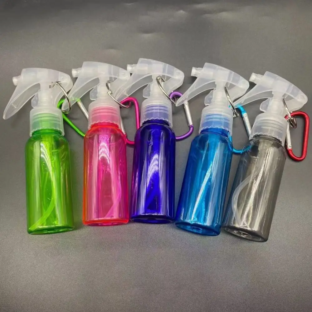 Portable PET Mist Sprayer For Laboratory Use 60ml 80ml Capacity Plastic Liquid Dispenser With Hook For Professional Testing
