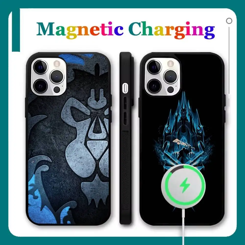 

World Of W-Warcraft Game Phone Case For iPhone 17,16,15,14,13,12,11,Pro,Max,Plus,Mini,Air,SE Magsafe Magnetic Wireless Charging