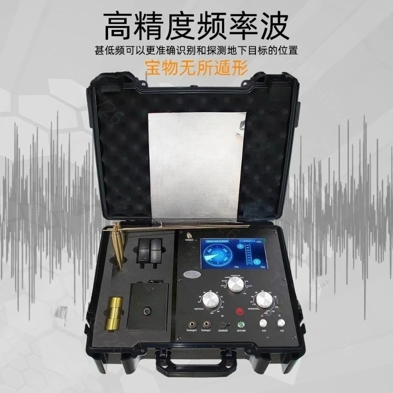 المهنية تحت الأرض للكشف عن المعادن الذهب حفار الكنز هنتر مكتشف مع شاشة الكريستال السائل ملف البحث مقاوم للماء