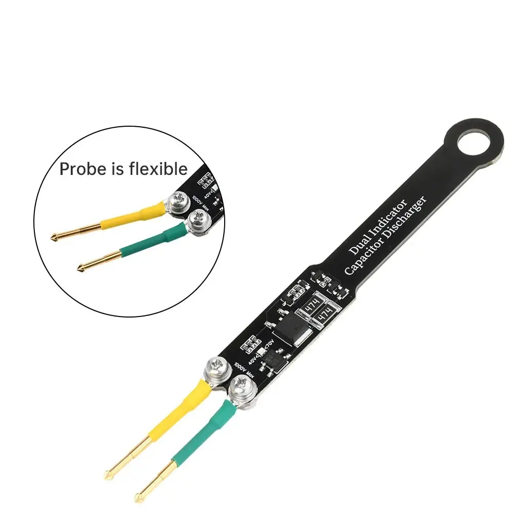 Capacitor Discharge Pen High Voltage/Constant Temperature Discharge Maintenance Tool Prevent Electric Shock