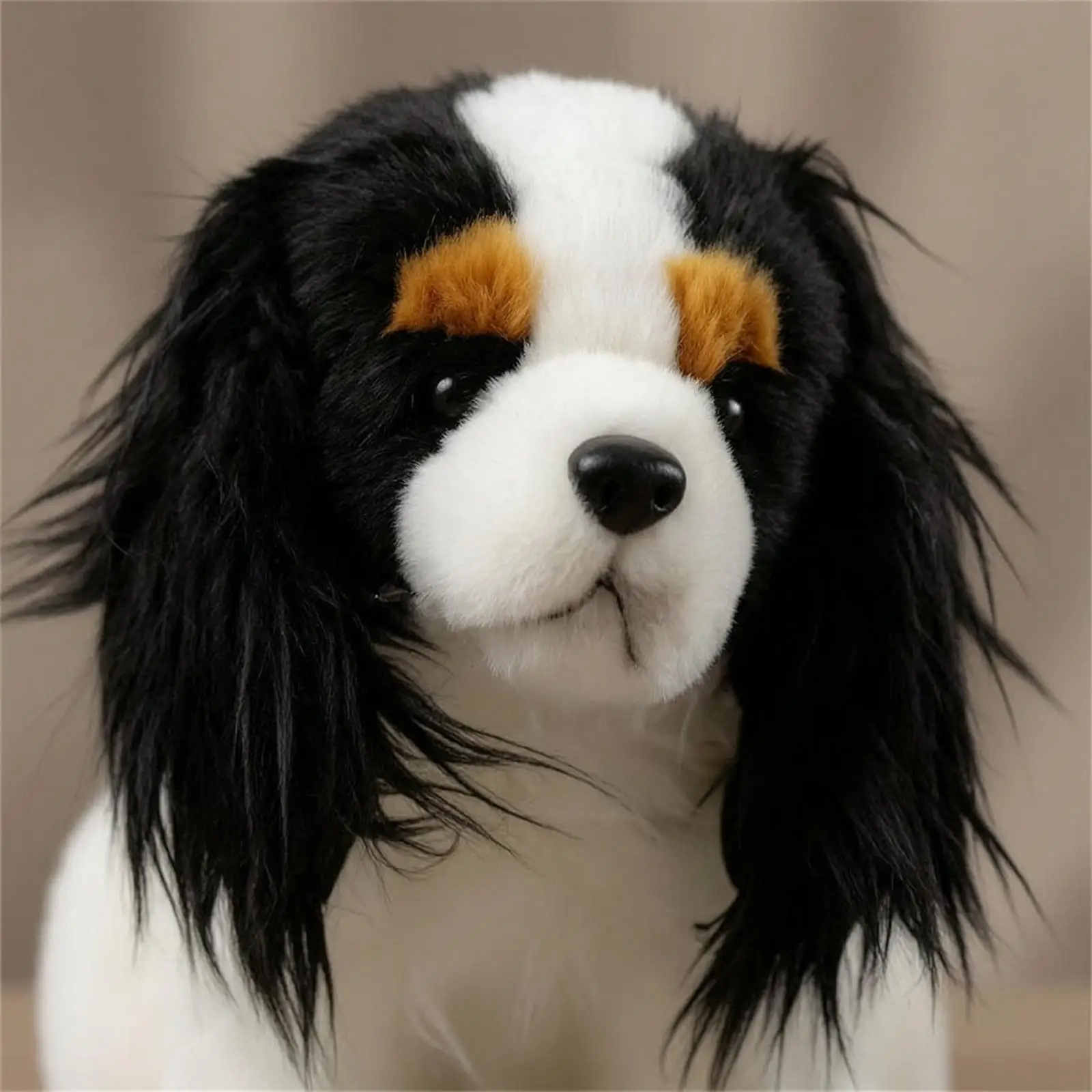 brinquedo-de-pelucia-realista-de-cao-design-da-raca-spaniel-animal-macio-e-aconchegante-para-exibicao-em-prateleiras-de-sala-de-brincar