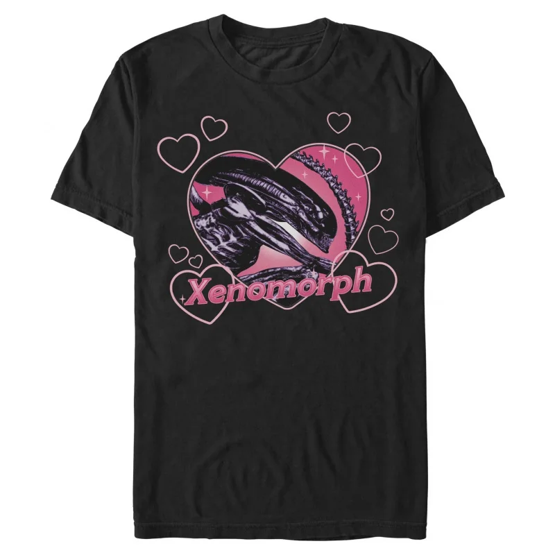 

0410 Sci-Fic Alien Gift T-Shirt Weyland Horror movie Xenomorp 100% cotton Short Sleeve Graphic clothes All size tops S-6XL