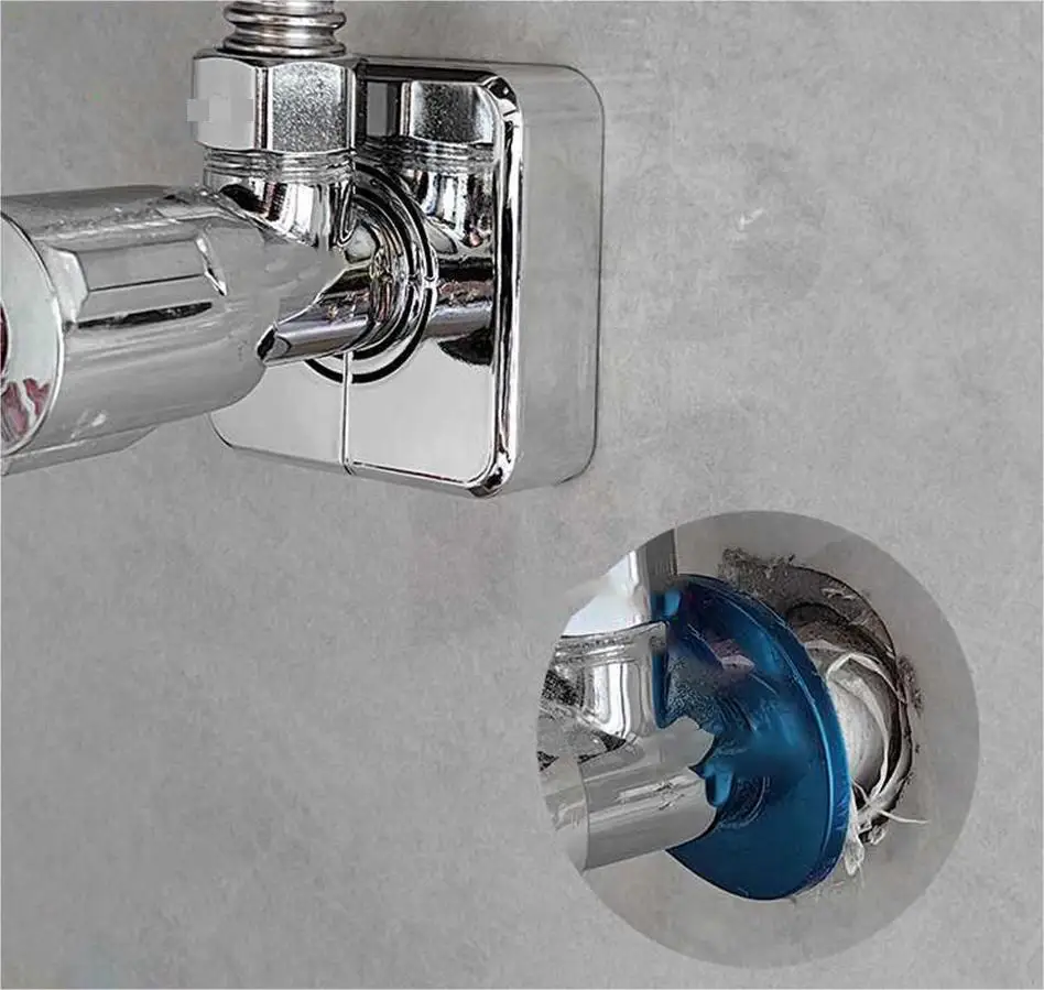 1/2/4PCS Bathroom Accessories Corner Valve Cover Electroplated Wall Flange Trim For Bathroom And Kitchen