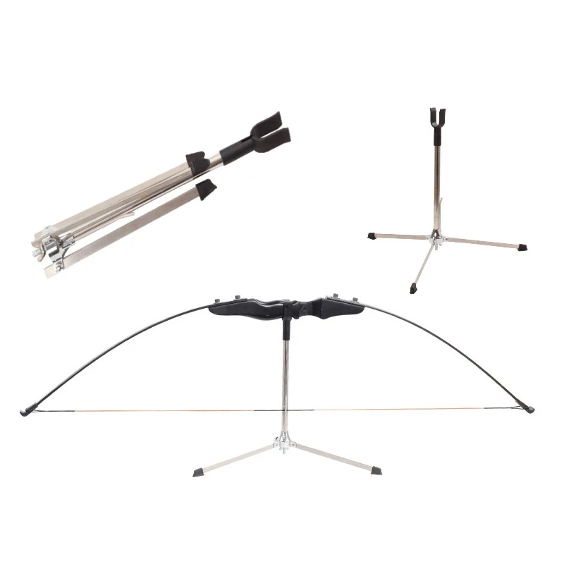 Archery Bow Stand Adjustable Recurve Bow Holder Fiberglass Removable Stander Assemble Hanger Archery Hunting Shooting Sports image 4