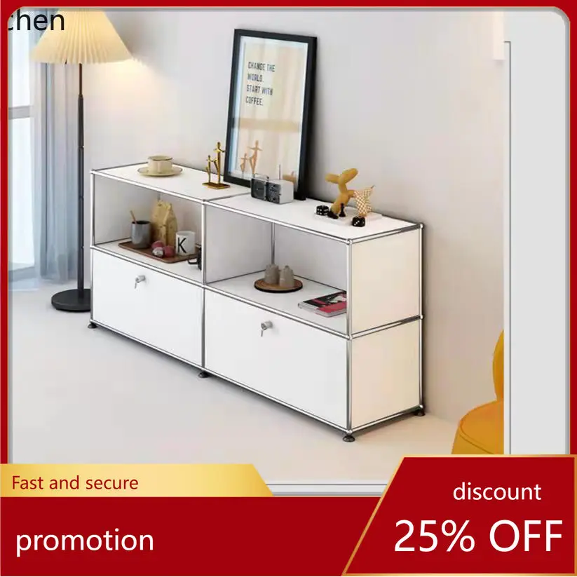 

CZ Modular Cabinet Vintage Minimalist TV Cabinet Decorative Storage Cabinet