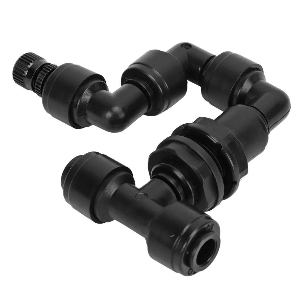 PP Reptile Fogger Adjustable Nozzle 360° Rotating Aquarium Mist Sprinkler Fine Mist Spray Humidity Control Terrarium Fogger