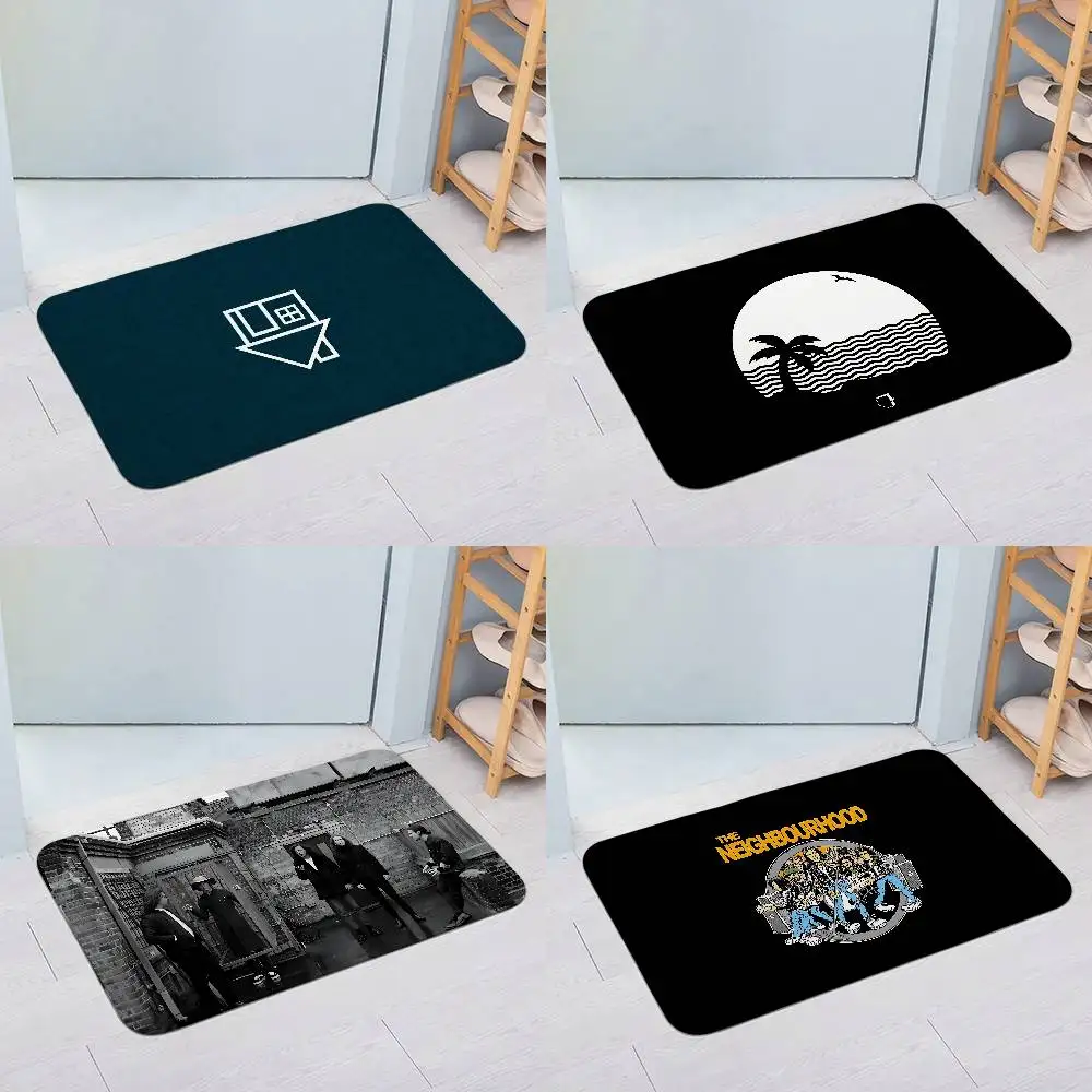 The N-Neighbourhood NBHD Floor Mats Home Laundry Rug Carpet For Living Room Lounge Area Anti-slip Foot Mat Entrance Doormat