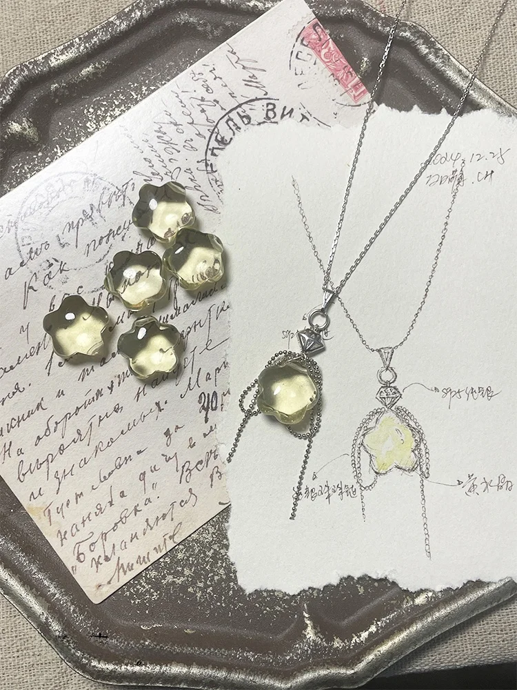 collier-en-argent-pur-avec-cristal-jaune-au-design-original-cadeau-d'anniversaire-pour-meilleure-amie-bijou-creatif-pour-femme-motif-meteore-'attends-un-instant'