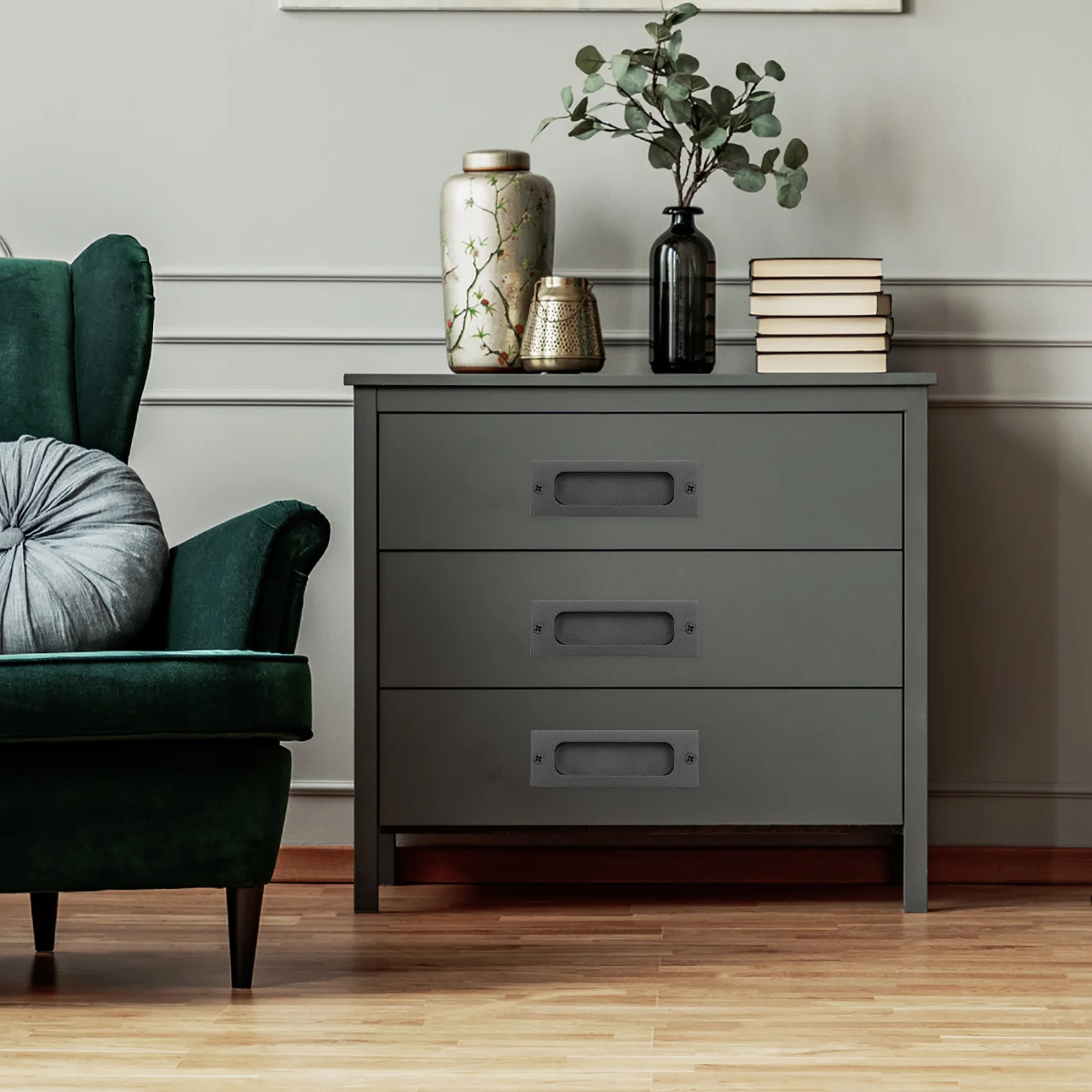 

Stainless Steel Handle For Barn Cabinet Sliding Door Hidden Push Pull Invisible Door Handle Flat Mount Modern