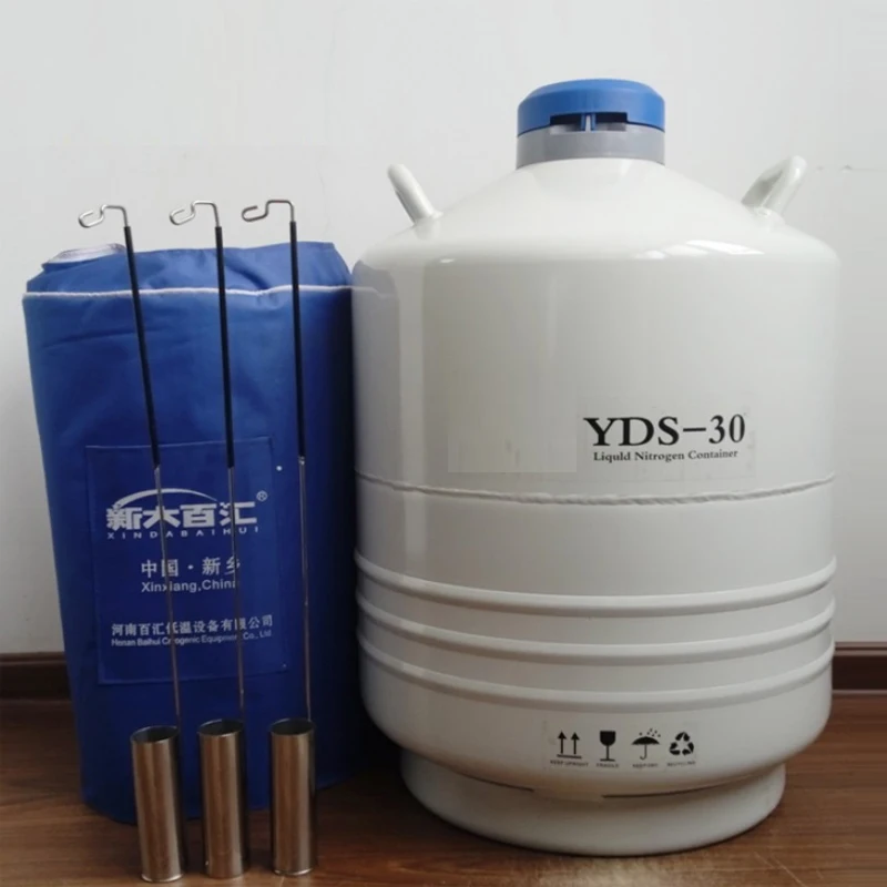 16L/30L/35L Liquid Nitrogen Container Cryogenic Tank suitable stored and transported, Liquid Nitrogen Biological Container