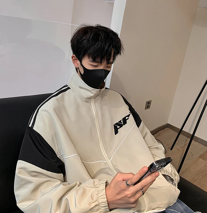 

Молодежная бейсбольная ветрозащитная куртка-бомбер для мужчин, весенне-осеннее новое американское пилотское пальто, привлекательная модная верхняя одежда для подростков