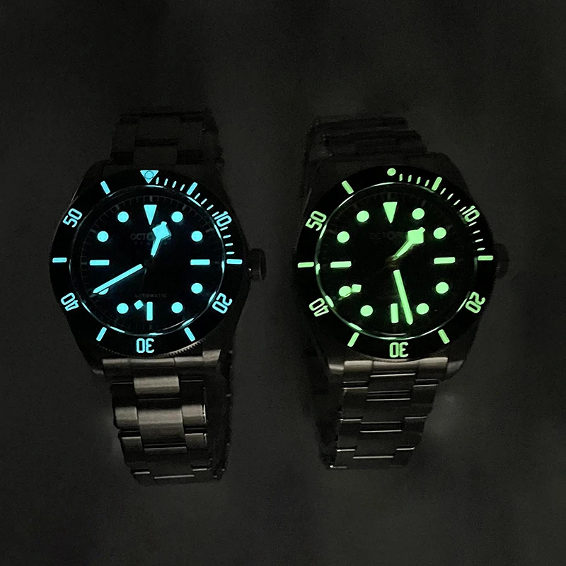 Octopus 008 Diving Watch Mens 200M Waterproof Sapphire Luminous 39mm Stainless Steel Luxury Men\'s Automatic Mechanical Watches