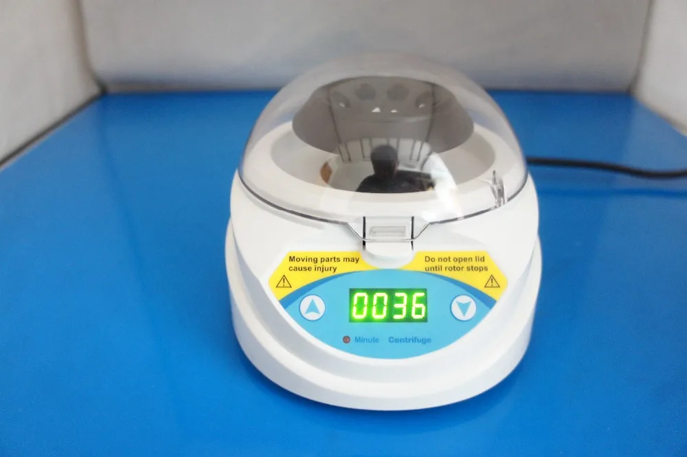 New Mini Laboratory Centrifuge Mini-10K 10000rpm 7500g High Speed Benchtop Centrifuge for Biological Sample Separation