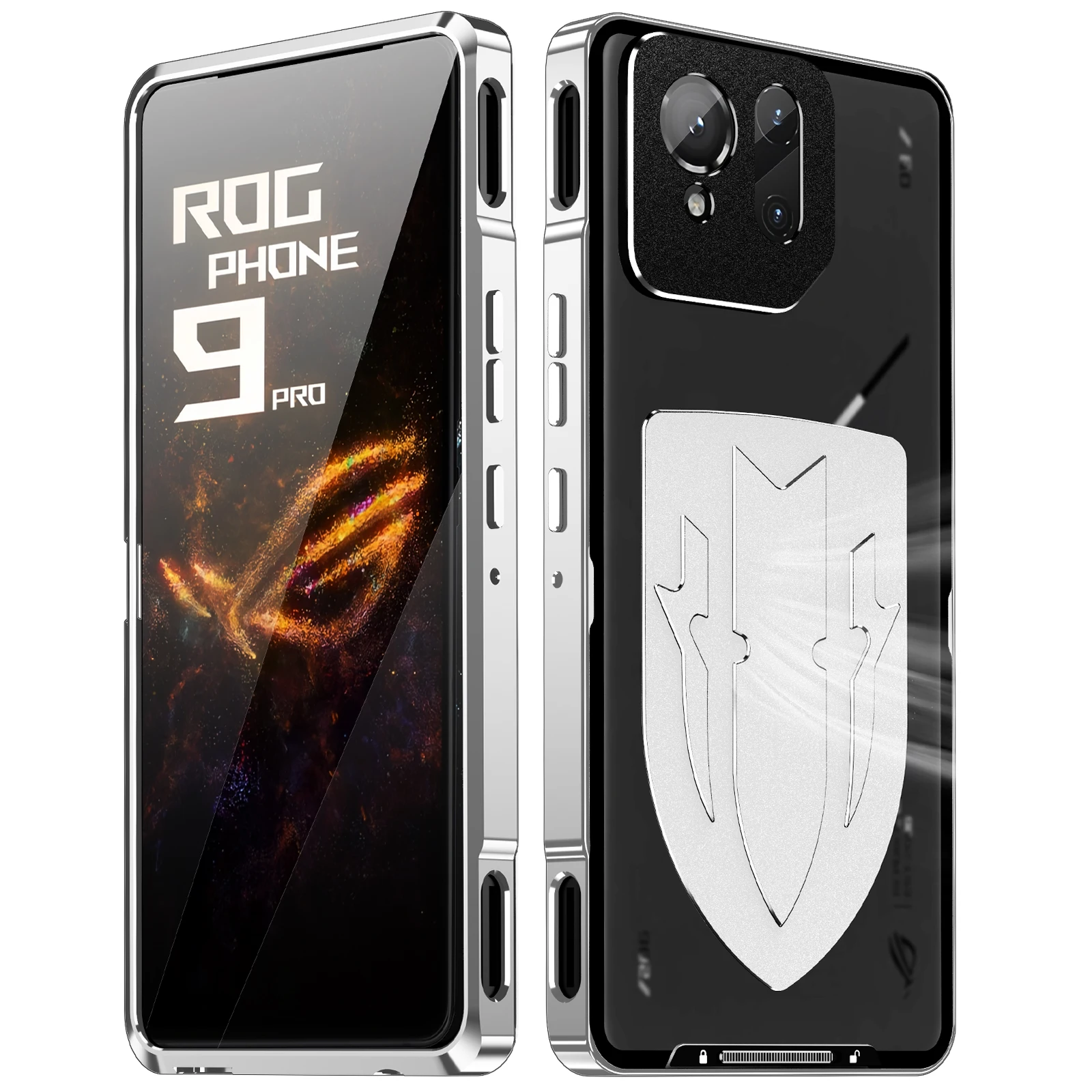 

Для ASUS ROG Phone 9 Pro Чехол с рассеиванием тепла Противоударный металлический каркас Бронированные чехлы для ROG Phone 9 ROG 9 Pro Чехол Magsafe Cover