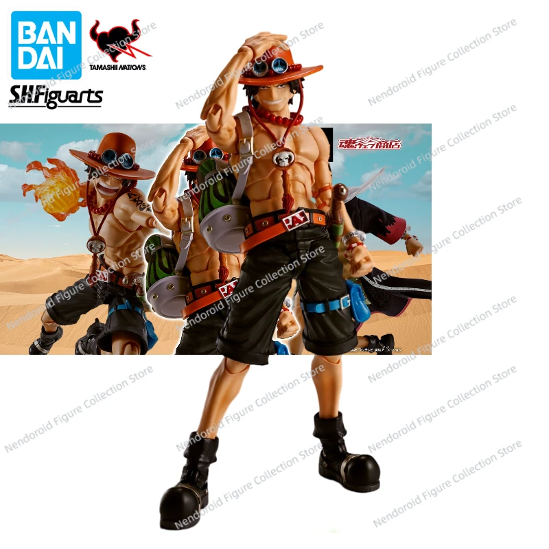 

100% Оригинальные фигурки Bandai S.H. Фигуртс SHF Portgas · D · Ace-FIRE кулак анимация экшн-фигурки игрушечные модели коллекция хобби