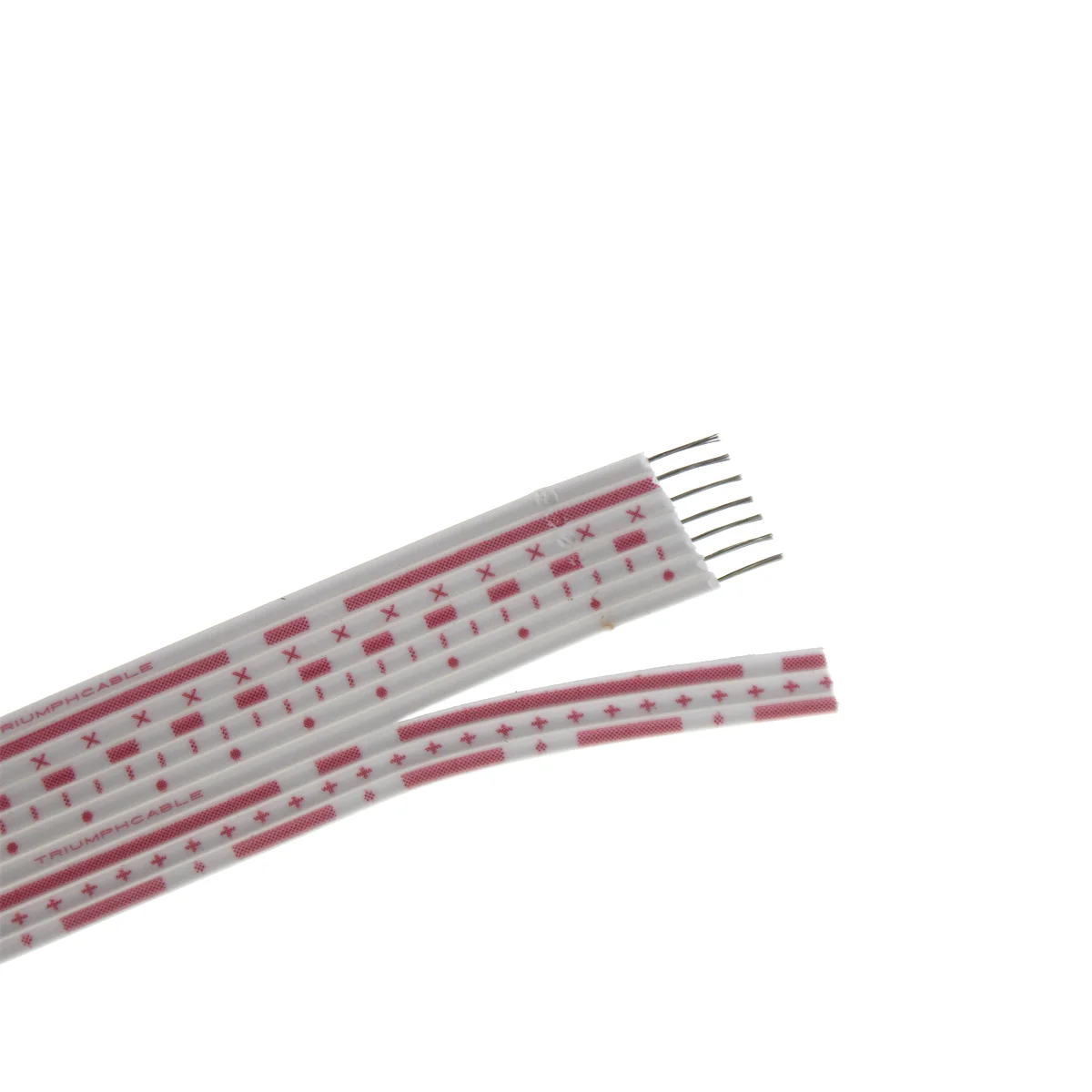 2METER UL2468 Flat Flexible Ribbon Cable 300V Extended Power Connect Cable 24 26AWG Core 6 7 8 9 10 12 Pins PVC Flat Wire