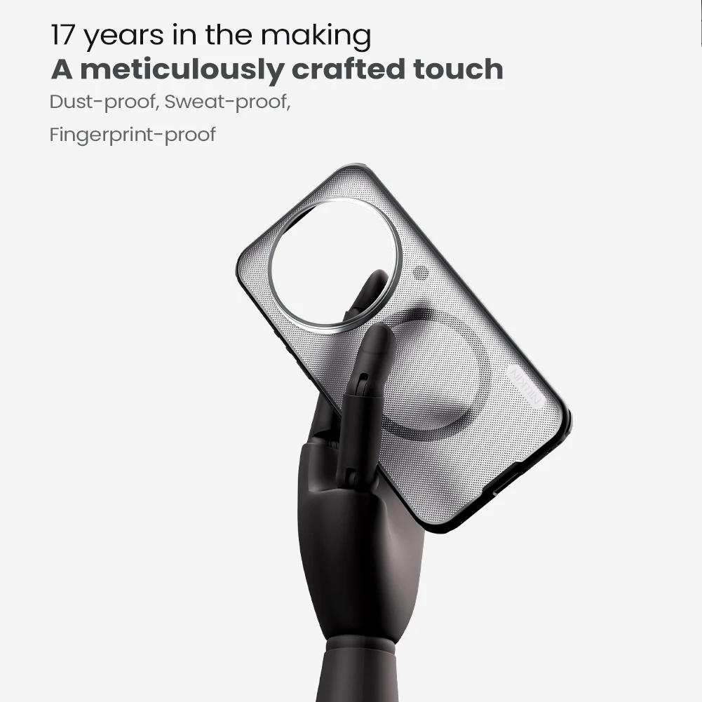 Für Xiaomi 17 Ultra Hülle NILLKIN Passgenaue Hülle Magnetischer Super Frosted Shield Hochwertige Matte PC-Abdeckung – Detail 9