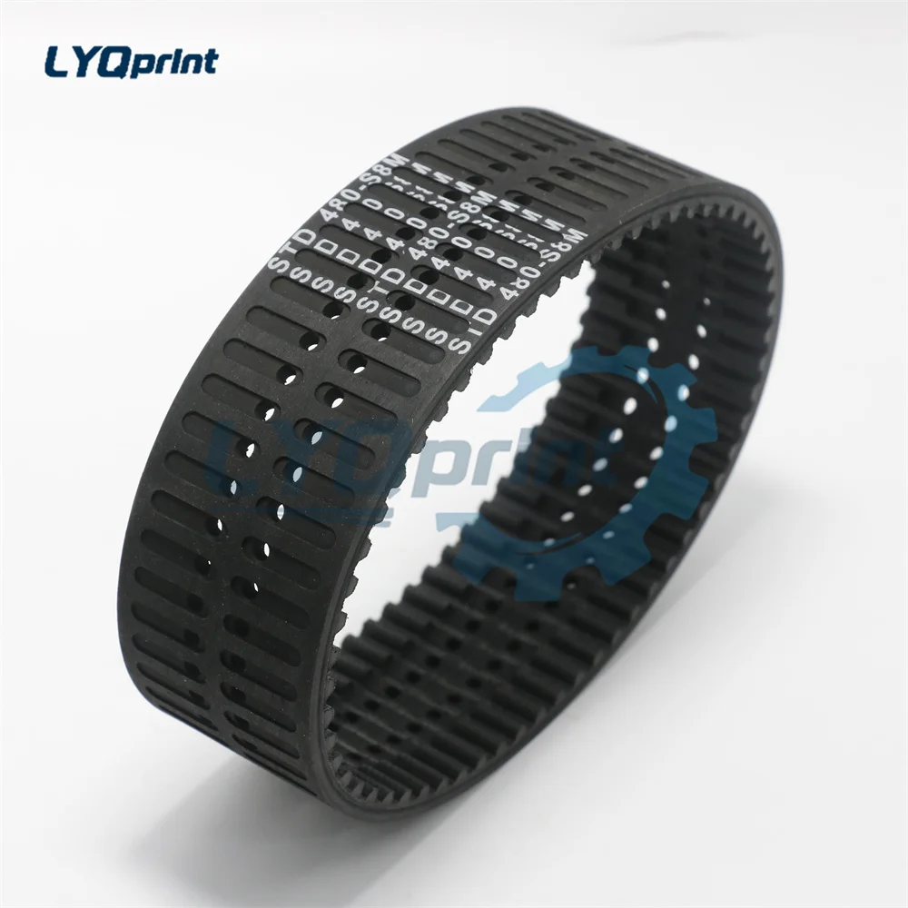 1/2 PCS MBO Folding Machine Vacuum Suction Belt – Black Synchronous Transmission Belt with Perforation for 480 Conveyor System