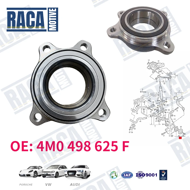 

For Audi A4 A5 A6 Q5 S4 S5 Wheel Hub Bearing 8W0407625K 8W0407625M 4M0498625A 4M0498625B 4M0498625C 4M0498625F 8W0407625G