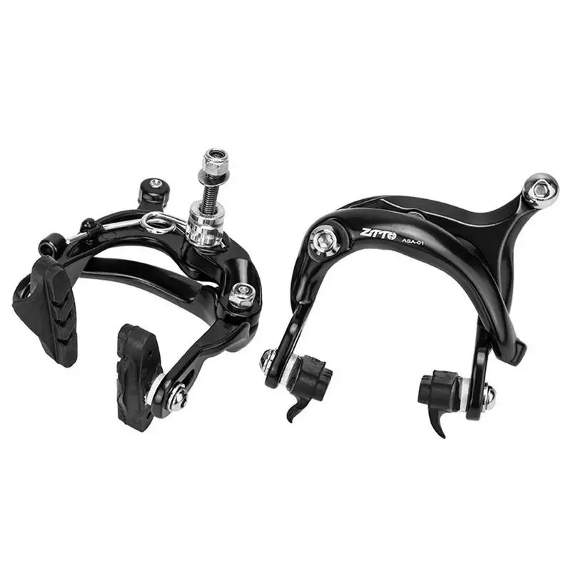 Bike Brake Caliper Brake Lever Set Aluminum Alloy C Brake Shoes Caliper For For Cycling Bicycle Part