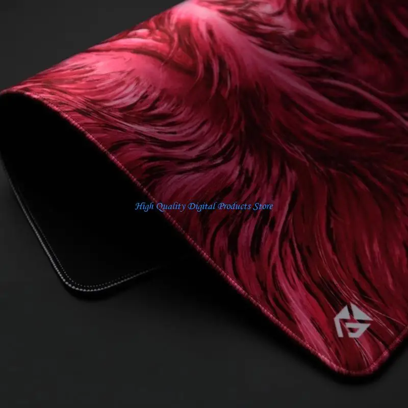 

U2JE KaitianXing Lion Gaming Mouse Pad Lockrand Edges Mousepad Non-Slip Rubber Base