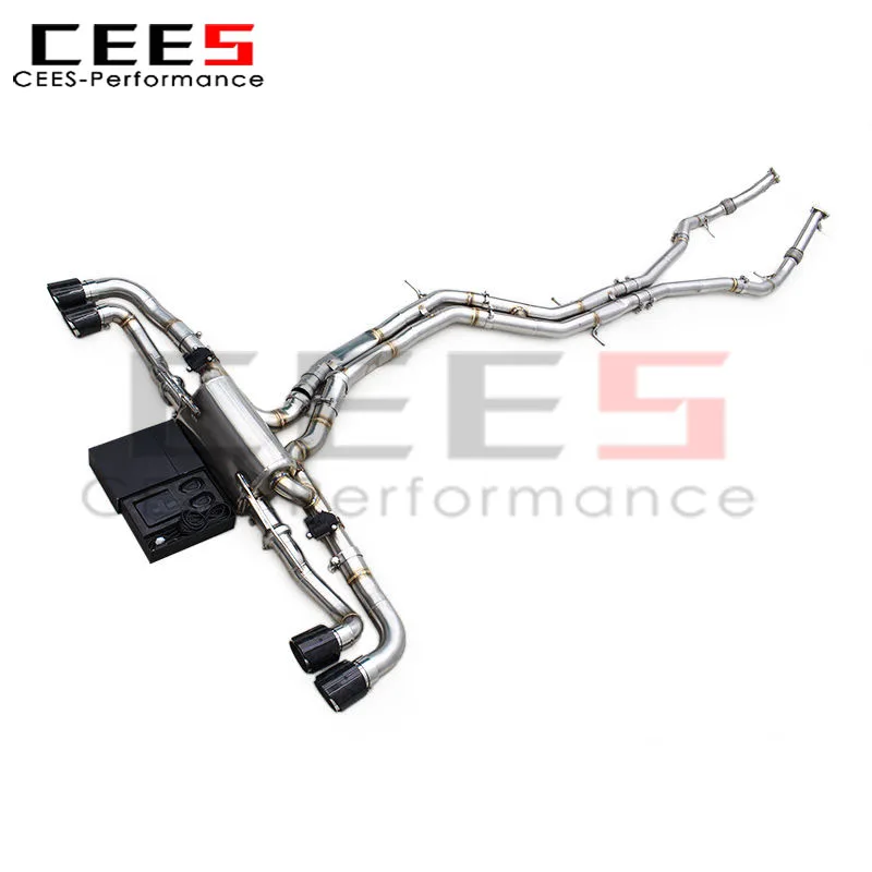 

cees Valved Sport Exhaust System for Audi RSQ8 2021-2024 Stainless Steel Catback Electronic valve Muffler Exhaust