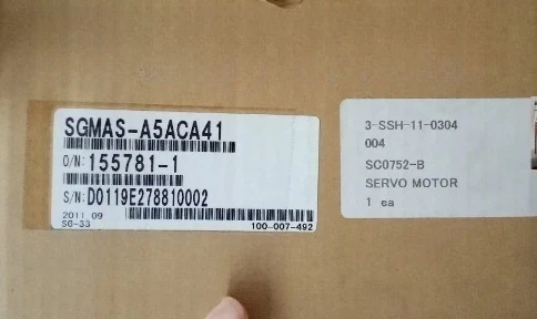 

Brand New SGMAS-A5ACA41 Original AC Servo Motor In Box Expedited shipping