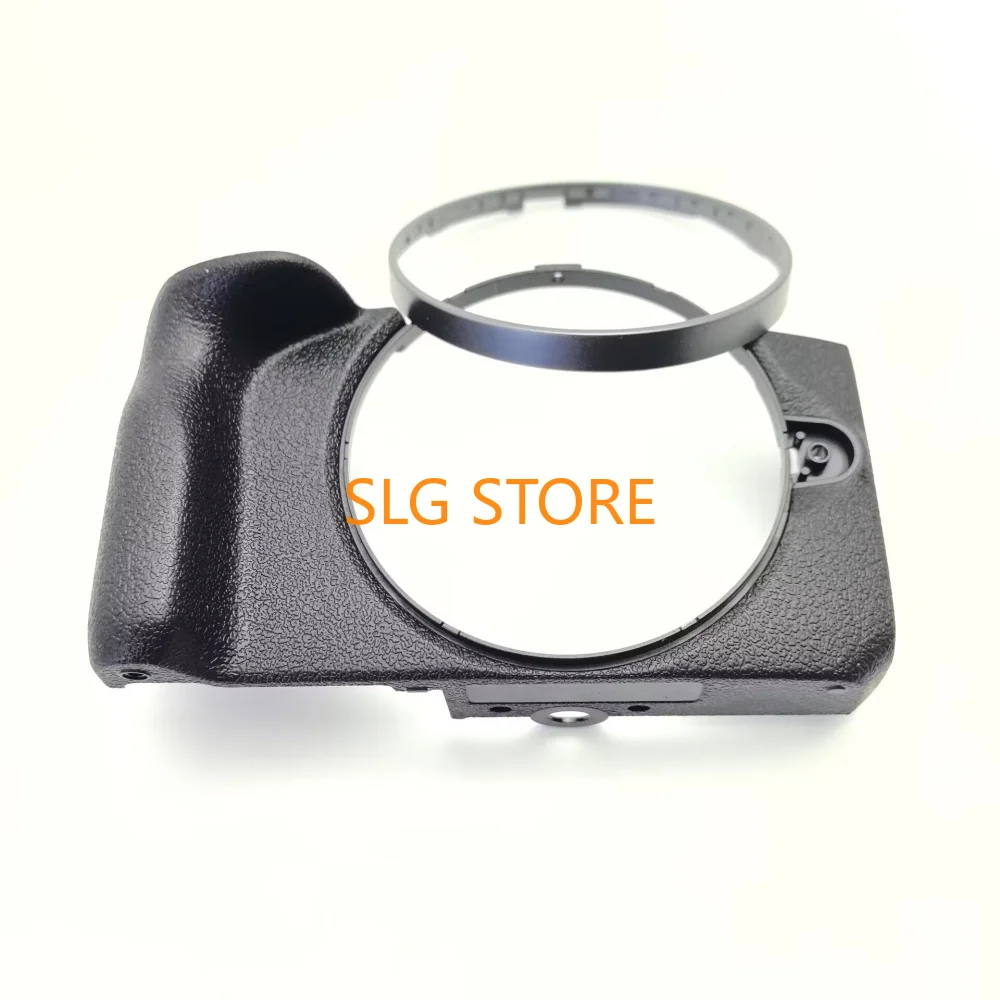 ใหม่สําหรับ Canon R50 R100 ฝาครอบด้านหน้าเปลือยพร้อม Hand Grip ยางหนังและแหวนด้านหน้าหน่วยส่วนซ่อมกล้อง