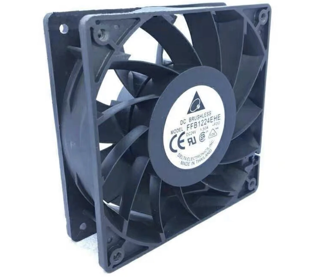 The new original FFB1224EHE 24V 1.5A violence fan 12038 cooling fan large air volume size 120 * 120 * 38mm