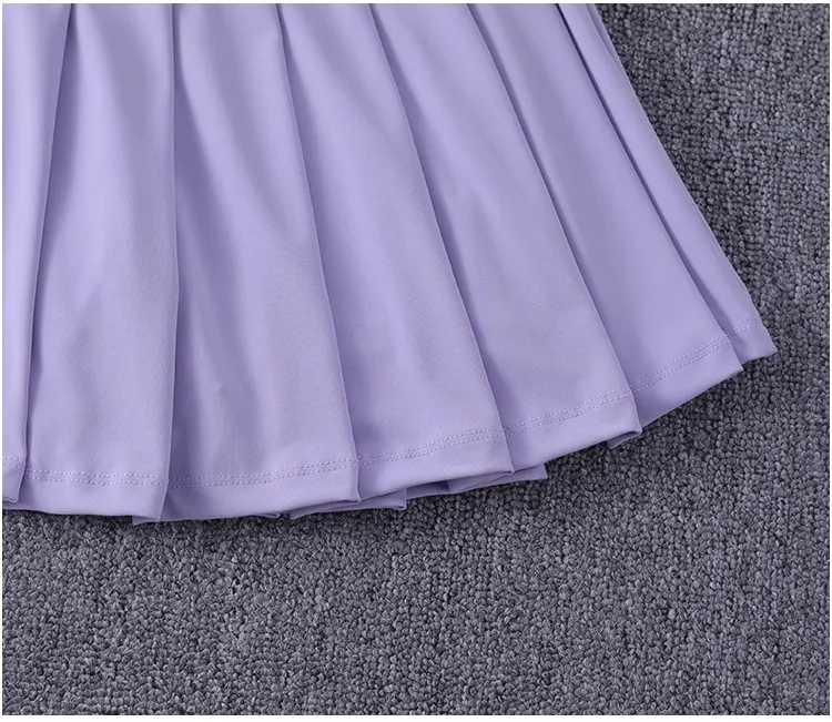 Schnell trocknende, plissierte Tennisröcke für Damen mit mittlerer Taille, niedliche sportliche Workout-Laufsport-Golf-Skorts – Detail 8