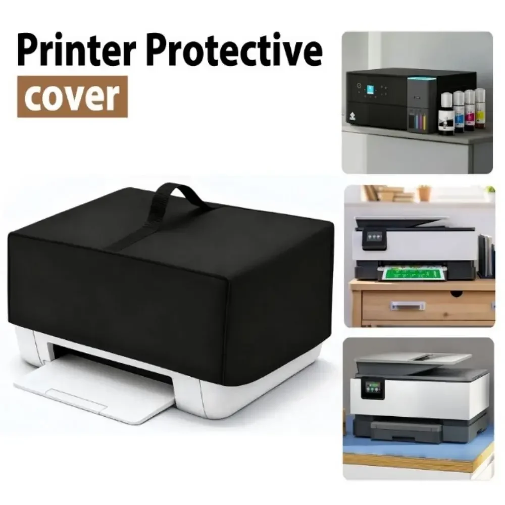 Reinforced Handle Printer Dust Cover Waterproof Open Bottom Protective Sleeve Heavy Duty Anti-Static Dustproof Cover