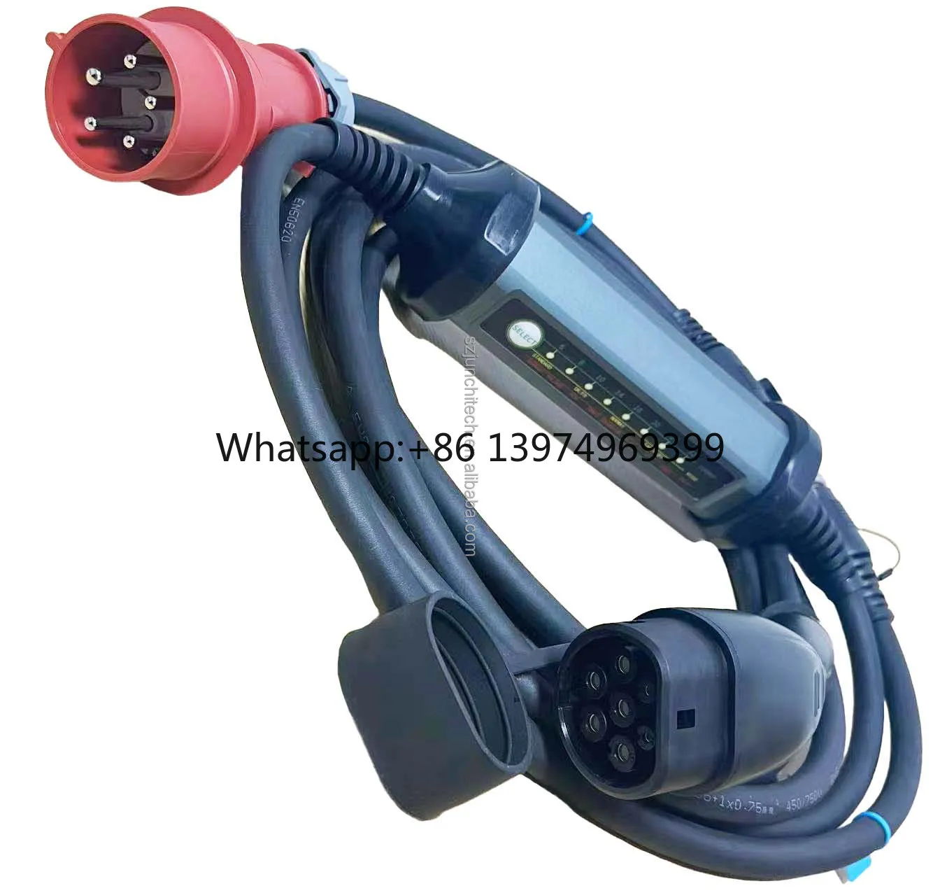 JET 11-22KW Ev Charger Adapter Connectors Sockets Plugs 62196-2 Charging Cable Kit New Condition Charging Solution