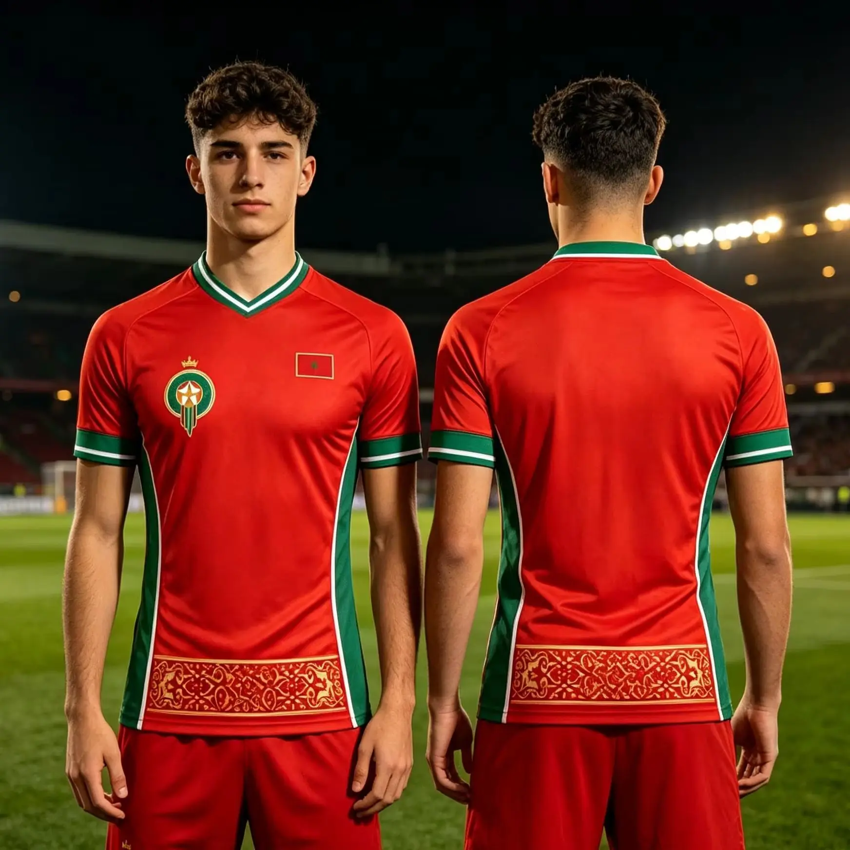 Morocco Soccer Summer Training Shirt Men T Shirt Women Tee Boys Top Children Parent Child Quick Dry Short Sleeves Kids Tshirt