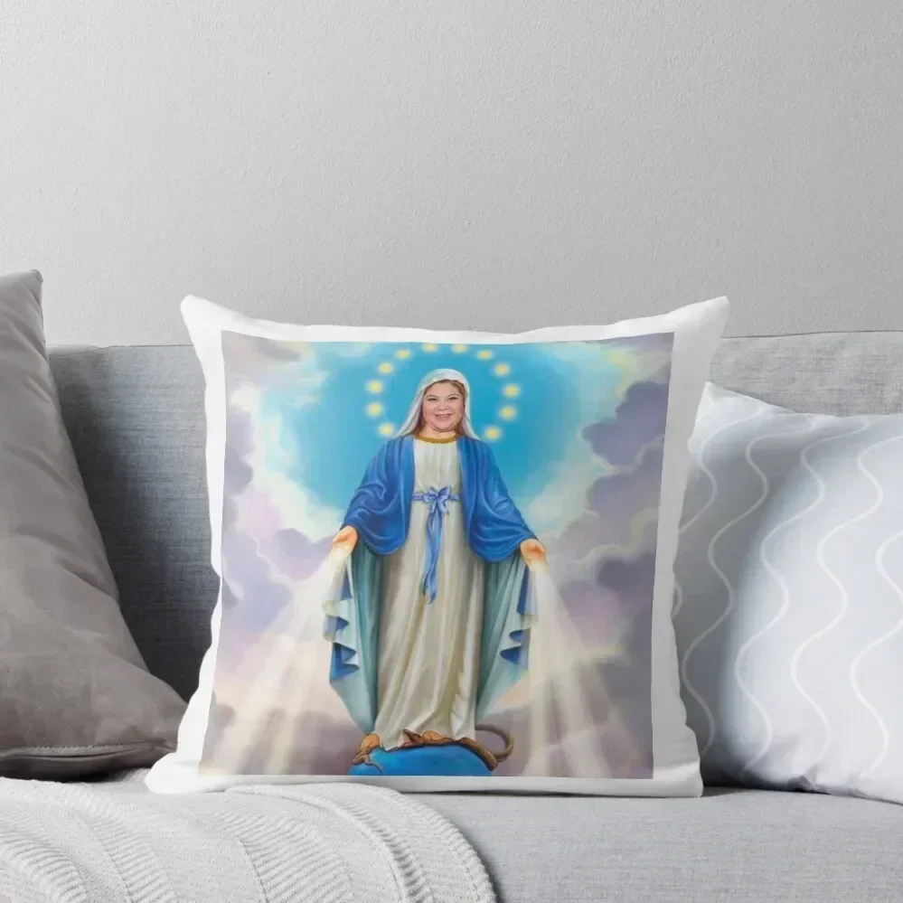 

Raini Rodriguez Virgin Mary Throw Pillow christmas decorations for home 2025 Pillow Cover Cusions Cover pillow