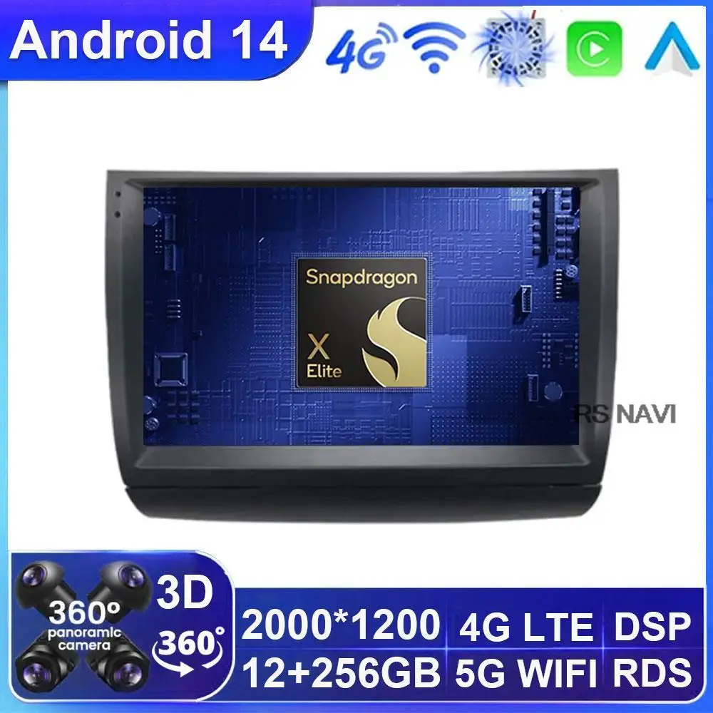 

Автомагнитола 2 din на Android 14 для Toyota Prius 20 2003-2009, автомобильное радио, мультимедийный видеоплеер, GPS-навигация, стерео BT HU