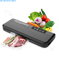 Food Vacuum Sealer Machine Dry and Moist Food Modes 60KPA Automatic For Food Preservation With 10Pcs Bags Paper Making Machine