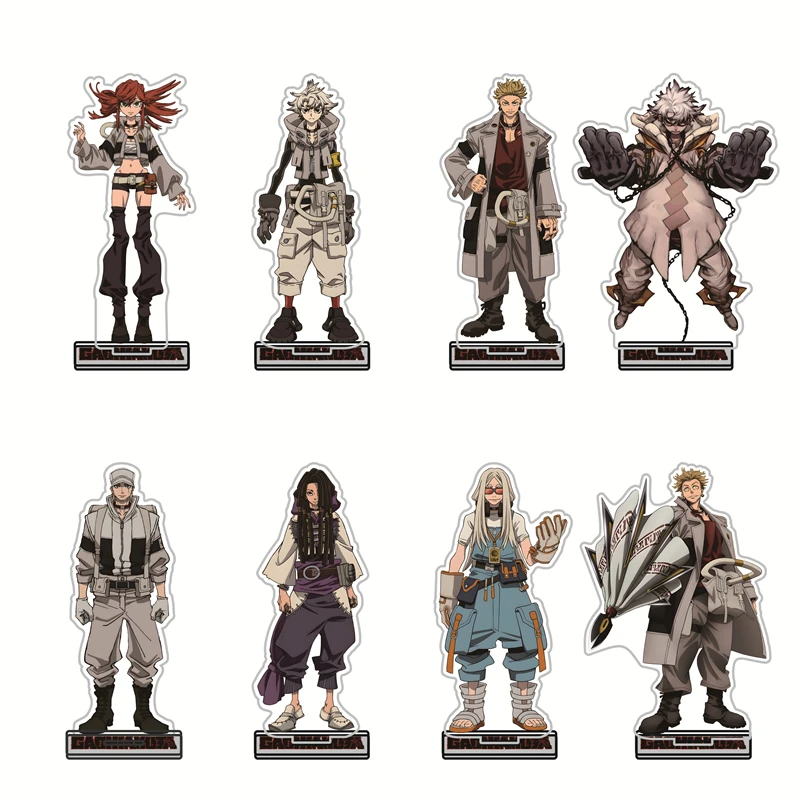 أنيمي Gachiakuta 15 سنتيمتر الاكريليك حامل رودو/Enjin/براون سانتا/تامسي كاينز/Semiu Grier/Amo Empool منضدية الديكور هدايا أنيقة #1