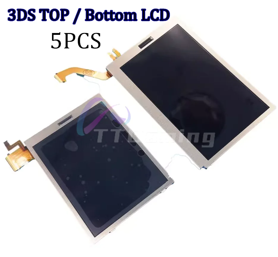 

5PCS/LOT Original Replacement Top Upper Lower Bottom LCD Screen Display for Nintendo 3DS Game Console