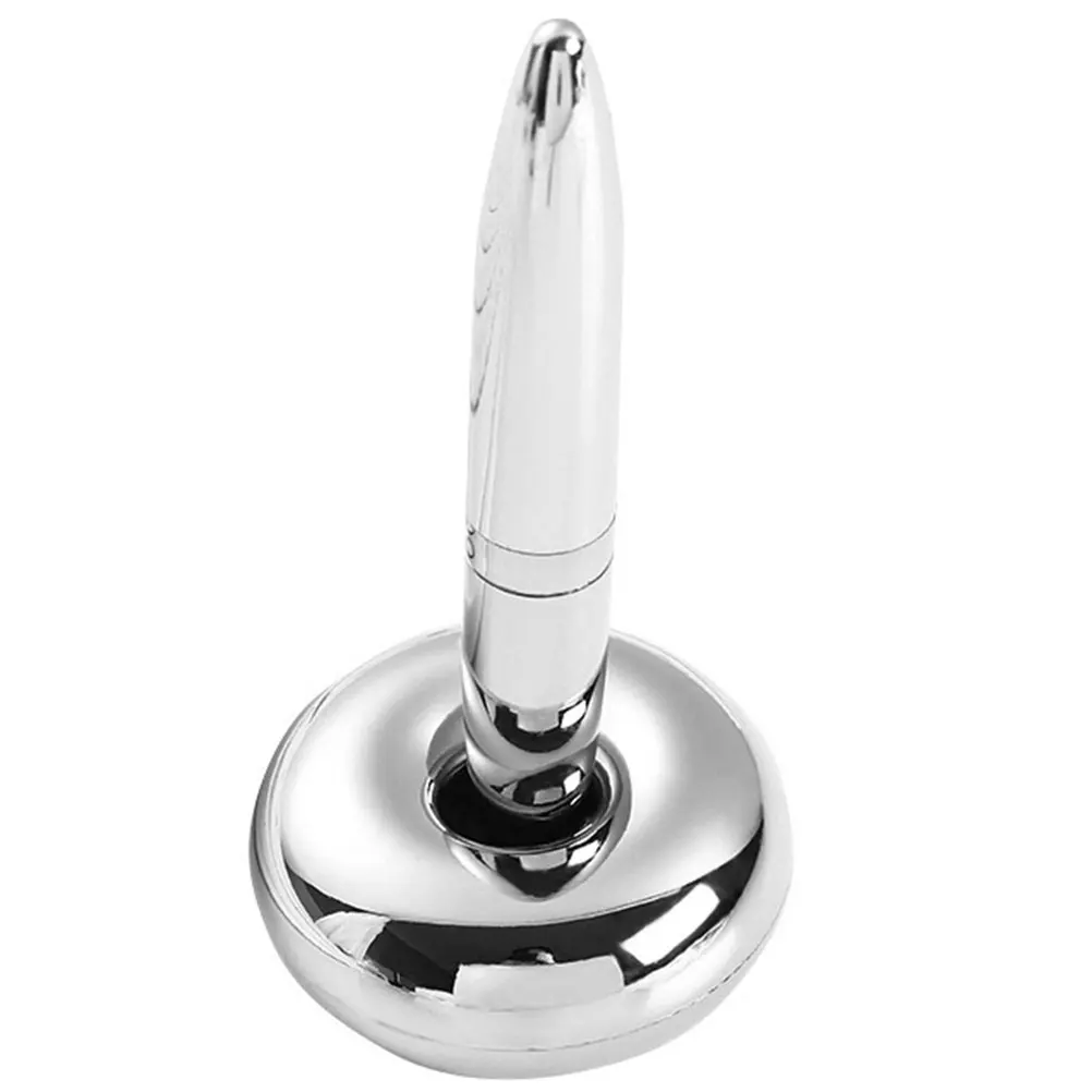 

Floating Base Pen Metal Ballpoint Pen Personalized Pen Office Pen for Men Floating Ballpoint Pen Business Pen Accessory for Men